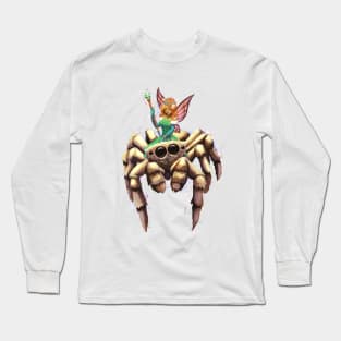 Fairy Jumping Spider - Phidippus Long Sleeve T-Shirt